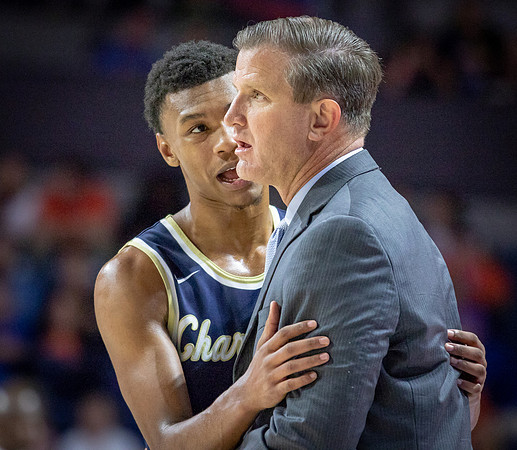 Christian Keeling and coach Barclay Radebaugh