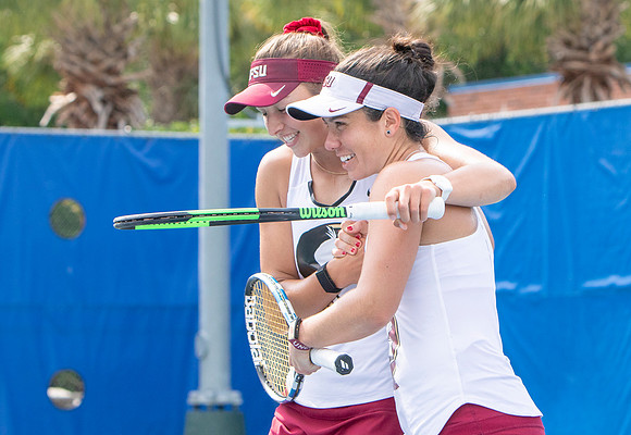 Petra Hule (L) and Gabriela Castaneda
