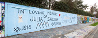 Memorials to University of Colorado player Julia Sarcona