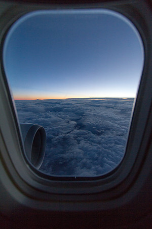 Sunrise, seen from 37,000 feet
