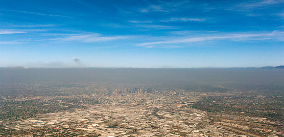 L.A. Skyline...through the smog